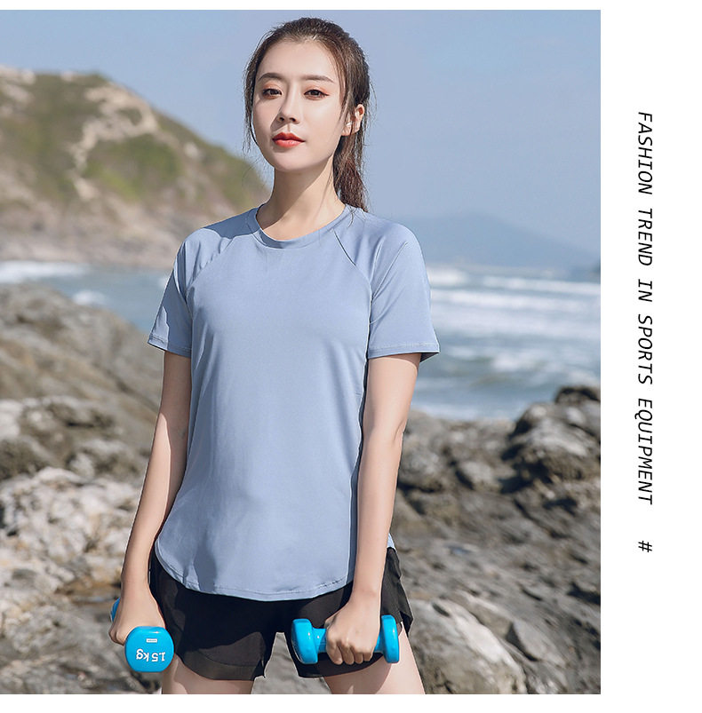 大码瑜伽服T恤女夏季减肥速干衣胖MM健身房200斤跑步宽松短袖上衣,运动服/休闲服装,健身衣,淘宝优惠券,粉丝福利购,淘宝优惠卷