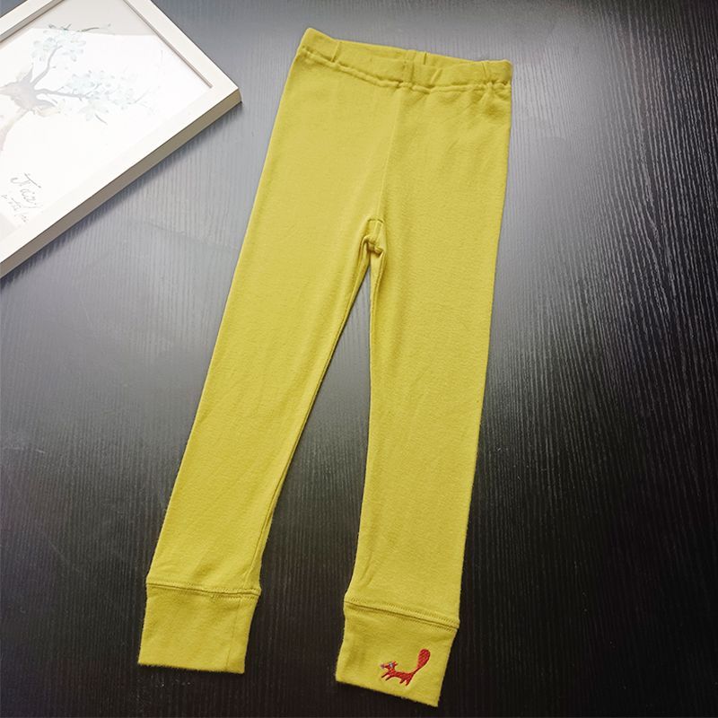 2-3岁可爱打底裤女童松紧腰修身长裤休闲甜美百搭高弹力裤子外穿