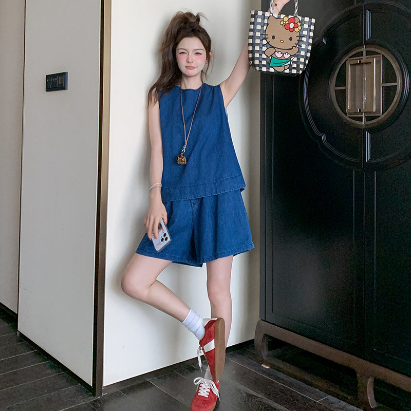 【大货】25年牛仔套装夏2B175-8336-P155控228,女装套装/套裙,浙宝229