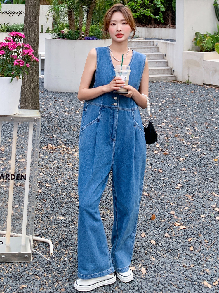 大货春夏秋冬四季都好卖的连体牛仔裤阔腿裤229-8177-P125控178,女装连体裤,浙宝229