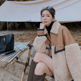 现货2021冬季皮毛一体外套229-8160-P205控价298，女装皮草，浙宝229