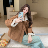 【】25年皮毛一体229-8471-P215控318，女装短外套，浙宝229