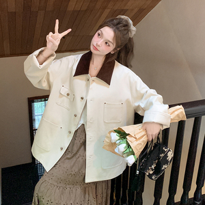 耐磨复古女常规短款长袖春秋短外套休闲风春季小个子春秋小个子，女装短外套，浙宝229