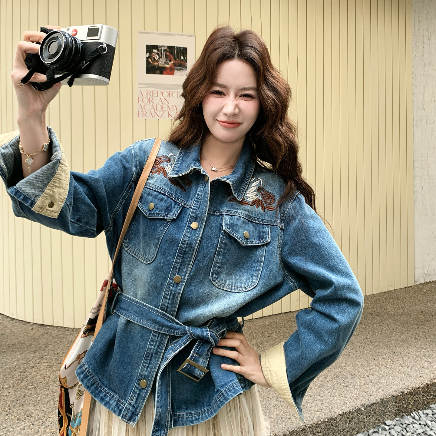 【大货已出】重工刺绣牛仔外套229-8490-P165控268，女装短外套，浙宝229