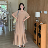 【大货已出】网纱拼接鱼尾裙连衣裙229-8295-P125控188，女装连衣裙，浙宝229