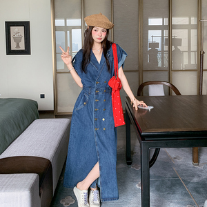 【大货已出】25年夏牛仔连衣裙2B175-8332-P145控218图片