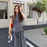 【新款】25年夏格子连衣裙229-8337-P135控198，女装连衣裙，浙宝229