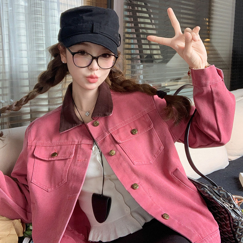 【现货】25年秋装树莓色外套2B175-8323-P155控228,女装短外套,浙宝229