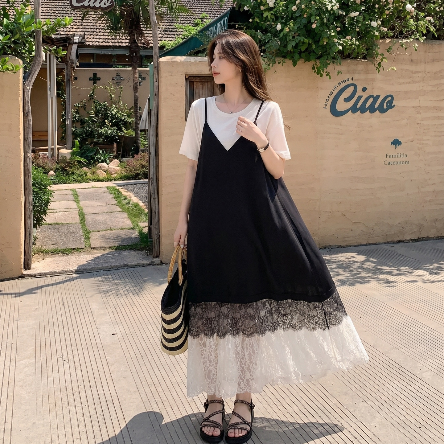 【大货已出】假两件连衣裙2B175-8530-P140控228,女装连衣裙,浙宝229