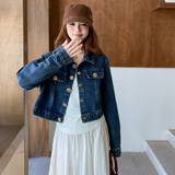 【大货】25年短款牛仔外套有质感2B175-8443-P155控238，女装短外套，浙宝229