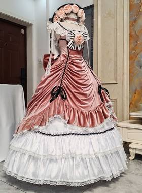 风度COS 黑执事夏尔ciel 知更鸟COSPLAY 重工韩国绒面料 服装定做