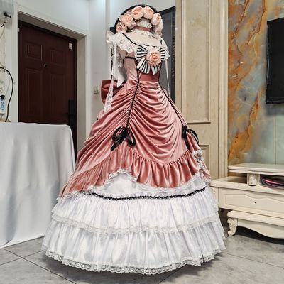 风度COS 黑执事夏尔ciel 知更鸟COSPLAY 重工韩国绒面料 服装定做