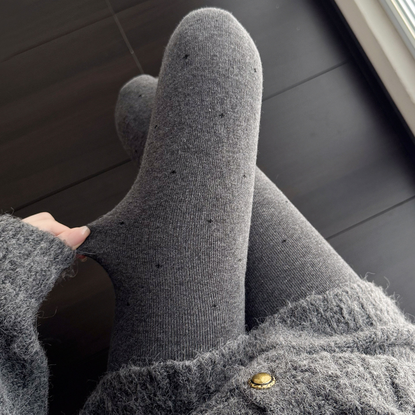 秋冬季显瘦烟灰色打底裤加绒波点打底袜加厚保暖羊毛咖啡色连裤袜,女装/女士精品,打底裤,淘宝优惠券,粉丝福利购,淘宝优惠卷