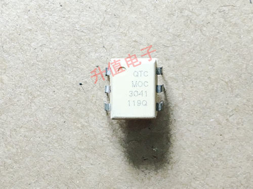 直插 MOC3041 光耦合器双向可控硅驱动器 DIP-6