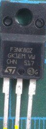 FFQPF3N80C F3NK80Z 3A/800V 塑封 原装进口拆机场效应管