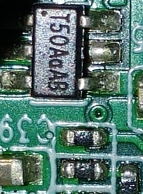 T50AaLD T50ac71 T50AaAB T50A0AB T50AB9B 5脚贴片IC芯片