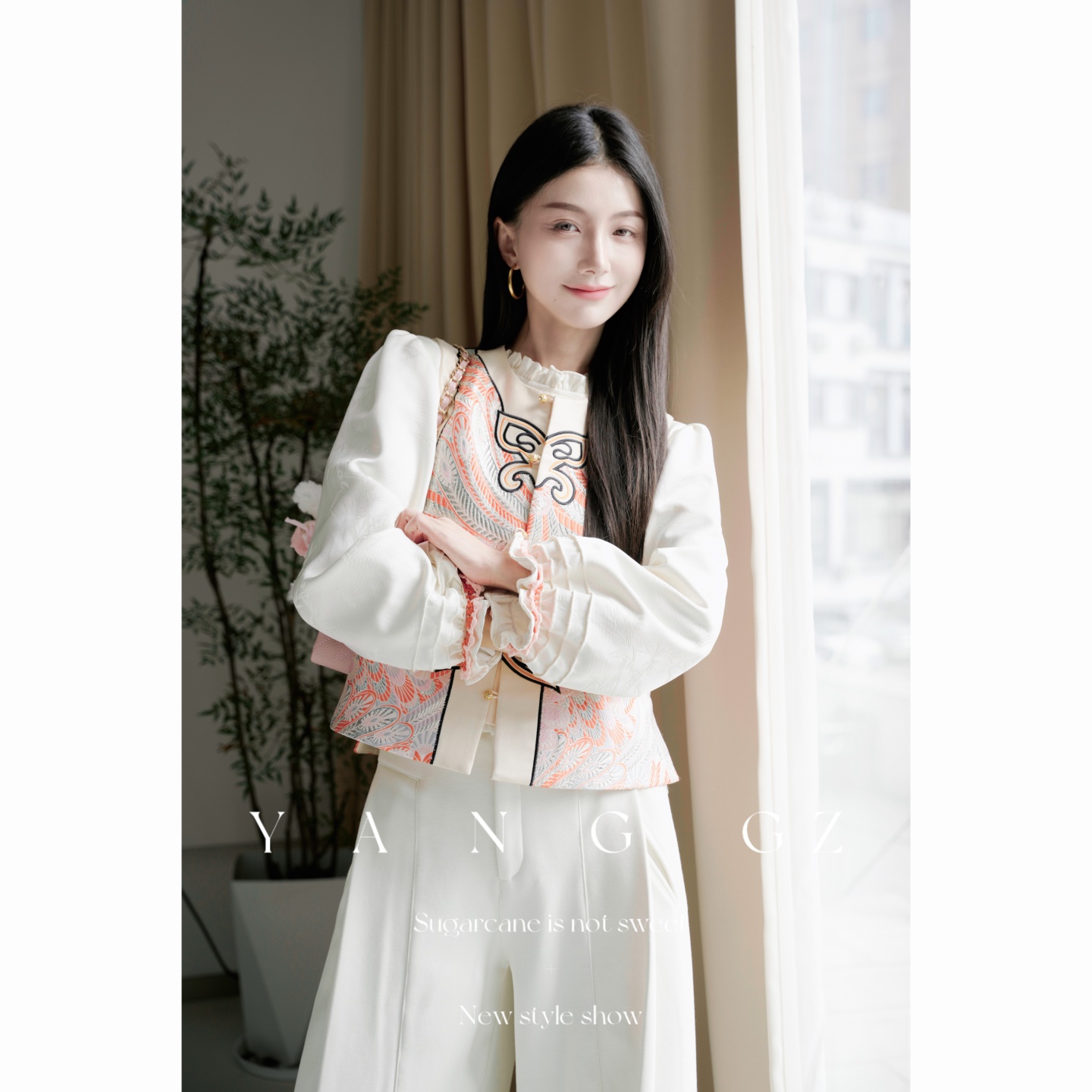 新款蝴蝶凤凰开衫马甲外穿女