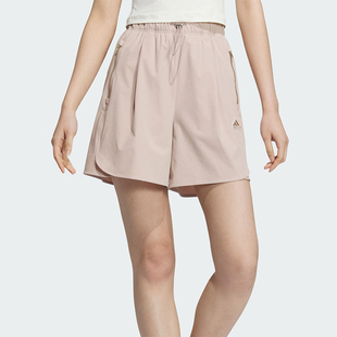 女士防晒UPF50 Adidas 阿迪达斯正品 新款 JI9802 运动休闲短裤