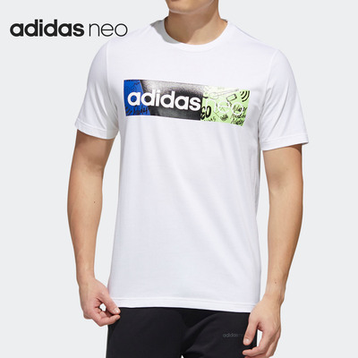 男子运动休闲短袖T恤印花