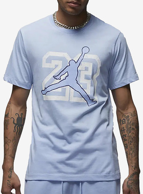 Nike/耐克正品JORDAN男子新款健身运动圆领短袖T恤FB7395-425