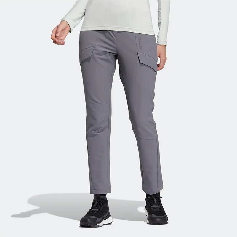 阿迪达斯正品户外运动女耐磨长裤