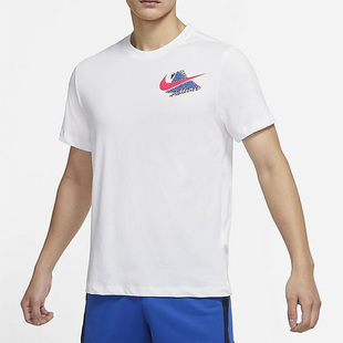 Nike/耐克正品夏男透气运动休闲舒适针织衫圆领短袖T恤 DM6260-10