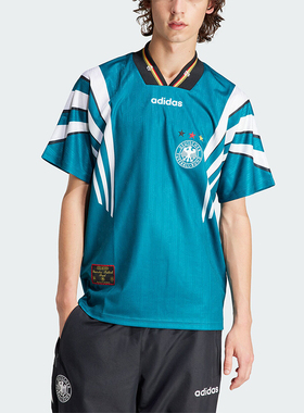 Adidas/阿迪达斯正品德国队足球T恤休闲文化男士运动球衣IT7751