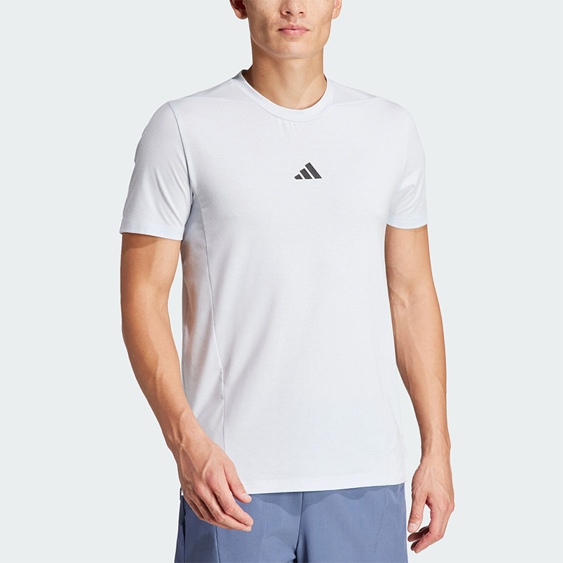 阿迪达斯男士简约健身短袖