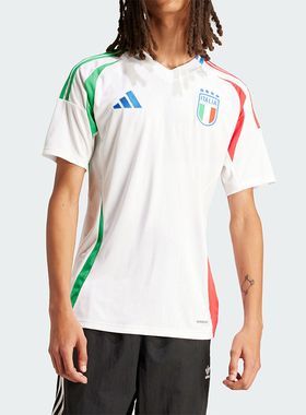 Adidas/阿迪达斯正品FIGC A JSY男士足球运动短袖球衣IN0656