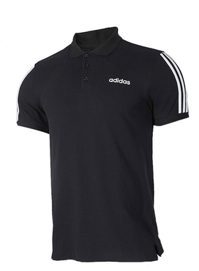 Adidas/阿迪达斯正品男装秋新款运动半袖休闲POLO衫短袖T恤EJ0927