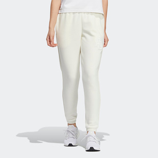 女子新款 Adidas 阿迪达斯正品 秋季 IB2734 运动针织束脚休闲长裤