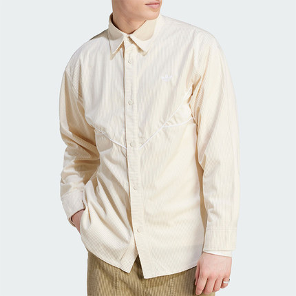 Adidas/阿迪达斯正品三叶草男子时尚运动长袖衬衫外套IM4444