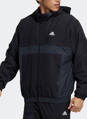 Adidas/阿迪达斯 正品 秋季新款男子训练夹克外套H39324