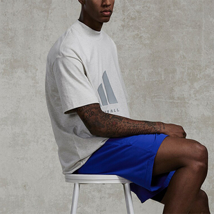 TEE Adidas 阿迪达斯正品 BASKETBALL IX1968 男女篮球舒适运动短袖