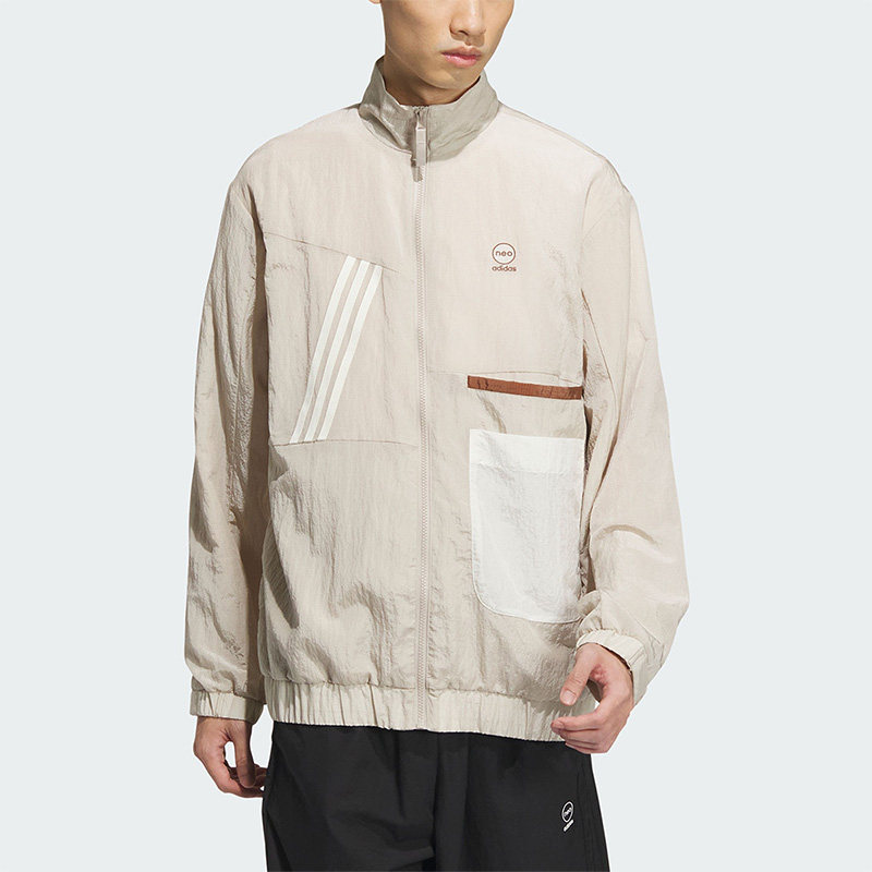 Adidas/阿迪达斯正品M CESP WB男子立领运动夹克外套IK5079