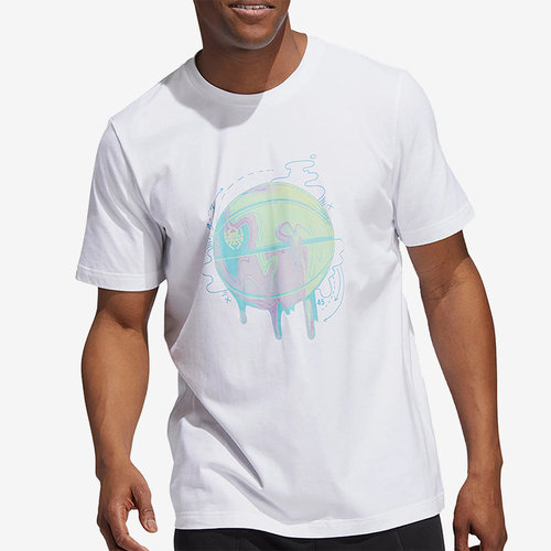 阿迪达斯男子运动篮球短袖