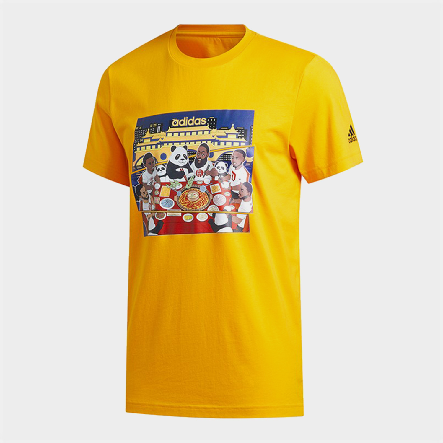 阿迪达斯男士运动短袖