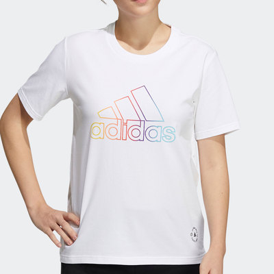 阿迪达斯正品女子透气T恤