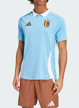 Adidas/阿迪达斯正品RBFA A JSY AU 比利时队男士球衣IQ0776