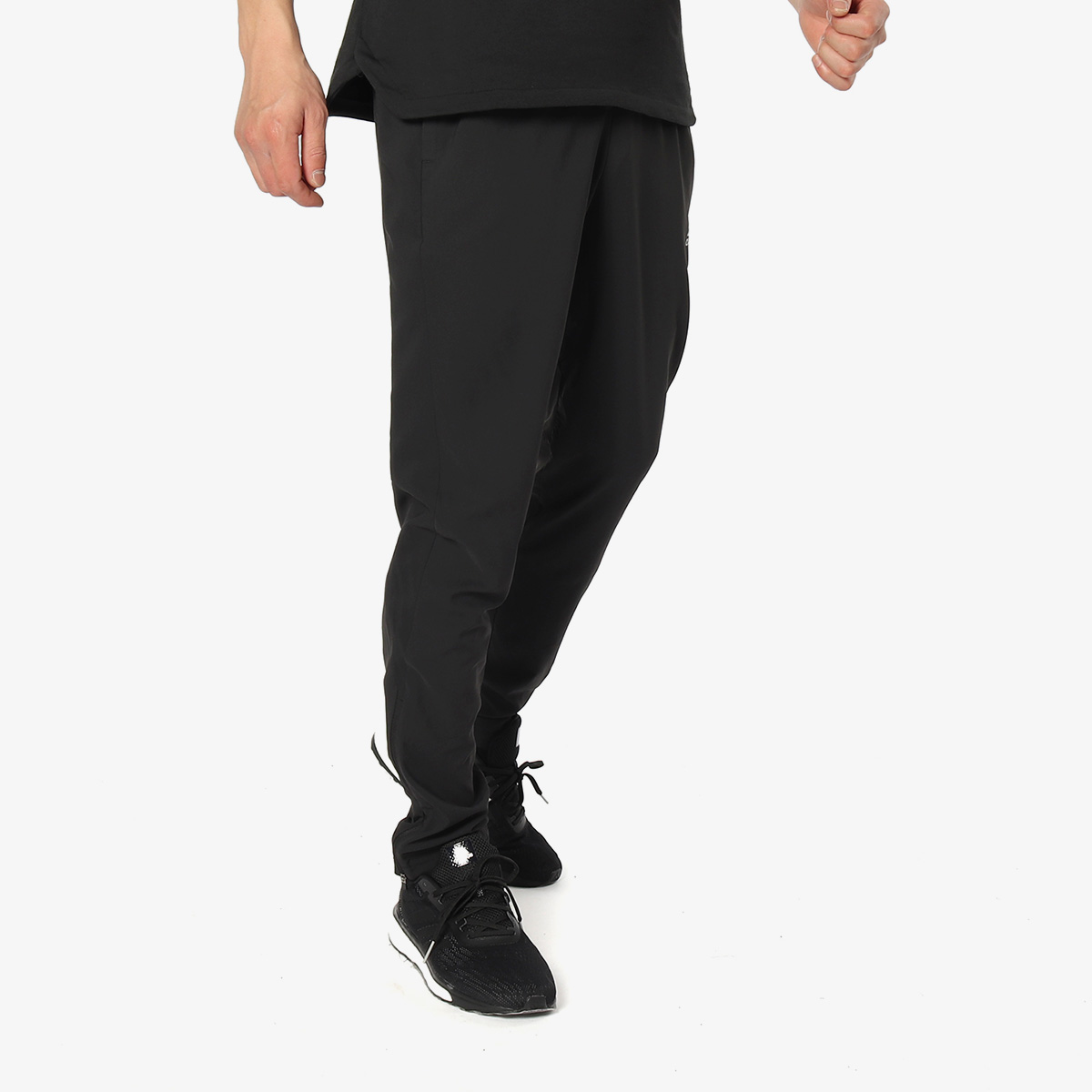 梭织薄款收口小脚长裤