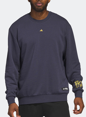 Adidas/阿迪达斯正品新款男子休闲运动圆领套头卫衣IL2397