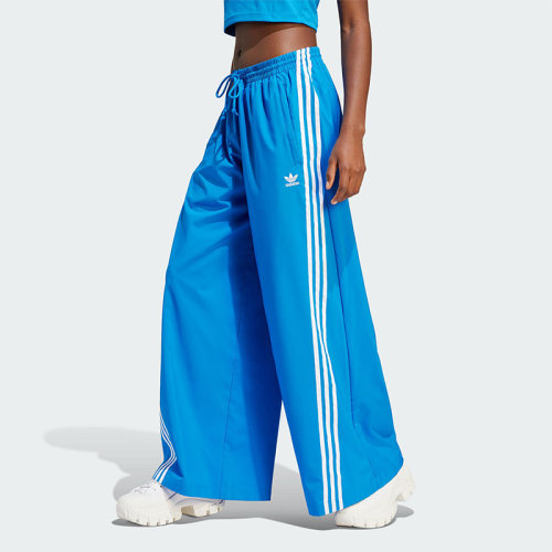 Adidas/阿迪达斯正品三叶草女子休闲梭织时尚阔腿运动长裤 IV9316