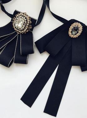 复古气质领结 英伦学院风领花领针 职业服装 配饰品