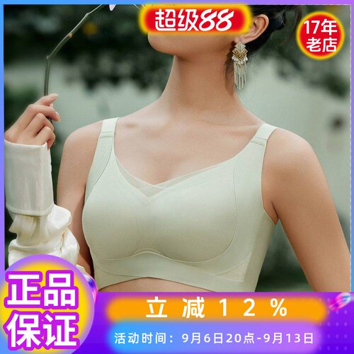 俏丹莉无钢圈薄款BC大胸美背文胸