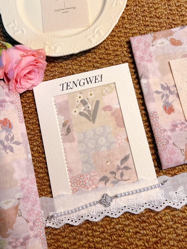 TENGWEI原创设计布料小清新花朵肌理感连衣裙衬衫裙子睡衣家居服