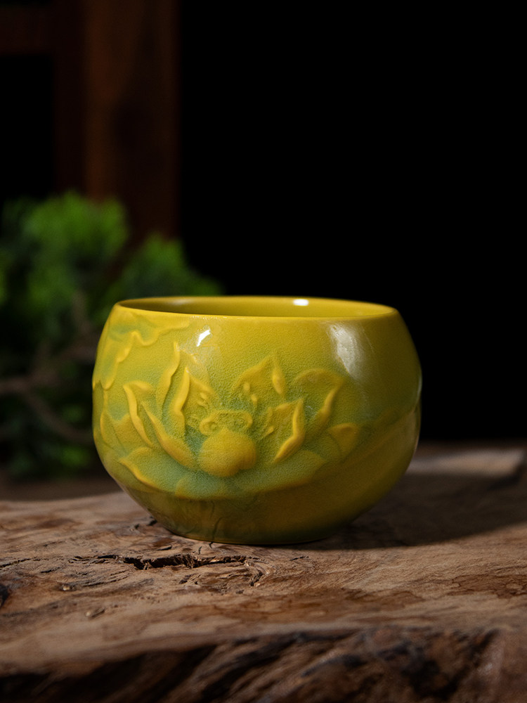 龙泉慧仙青瓷绿野仙踪主人杯家用品茗杯礼品杯荷花创意陶瓷茶杯,餐饮具,茶杯,淘宝优惠券,粉丝福利购,淘宝优惠卷