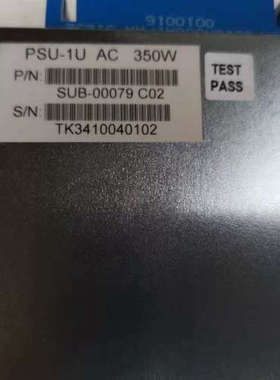 Mellanox PS-1U PSU-1U 350W电源 eFO306-112/SUB-00079用于4036E