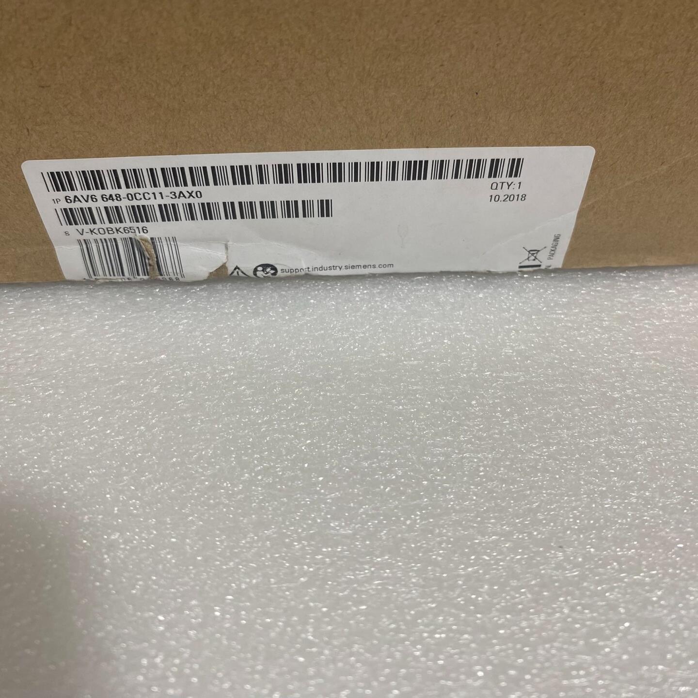 触摸屏型号6AV6648-0CC11-3AX0实物