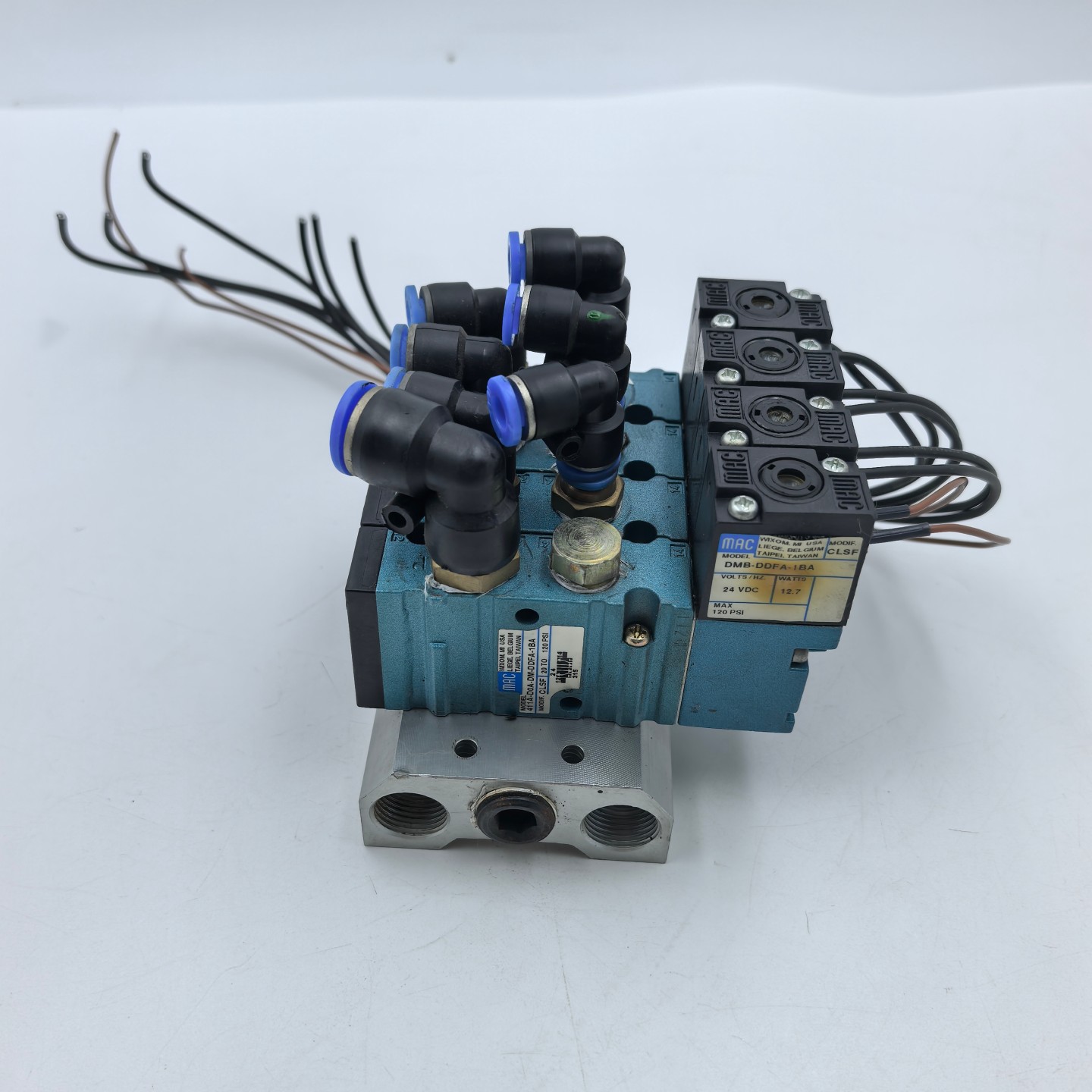DMB-DDFA-1BA MAC电磁阀组24VDC 120PSI 411A-D0A-DM-DDFA-1BA