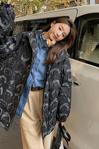 现货走量主推潮牌印花棉衣棉服工装外套288A-188图片